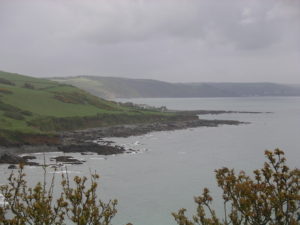 SWCP, Looe in the distance.